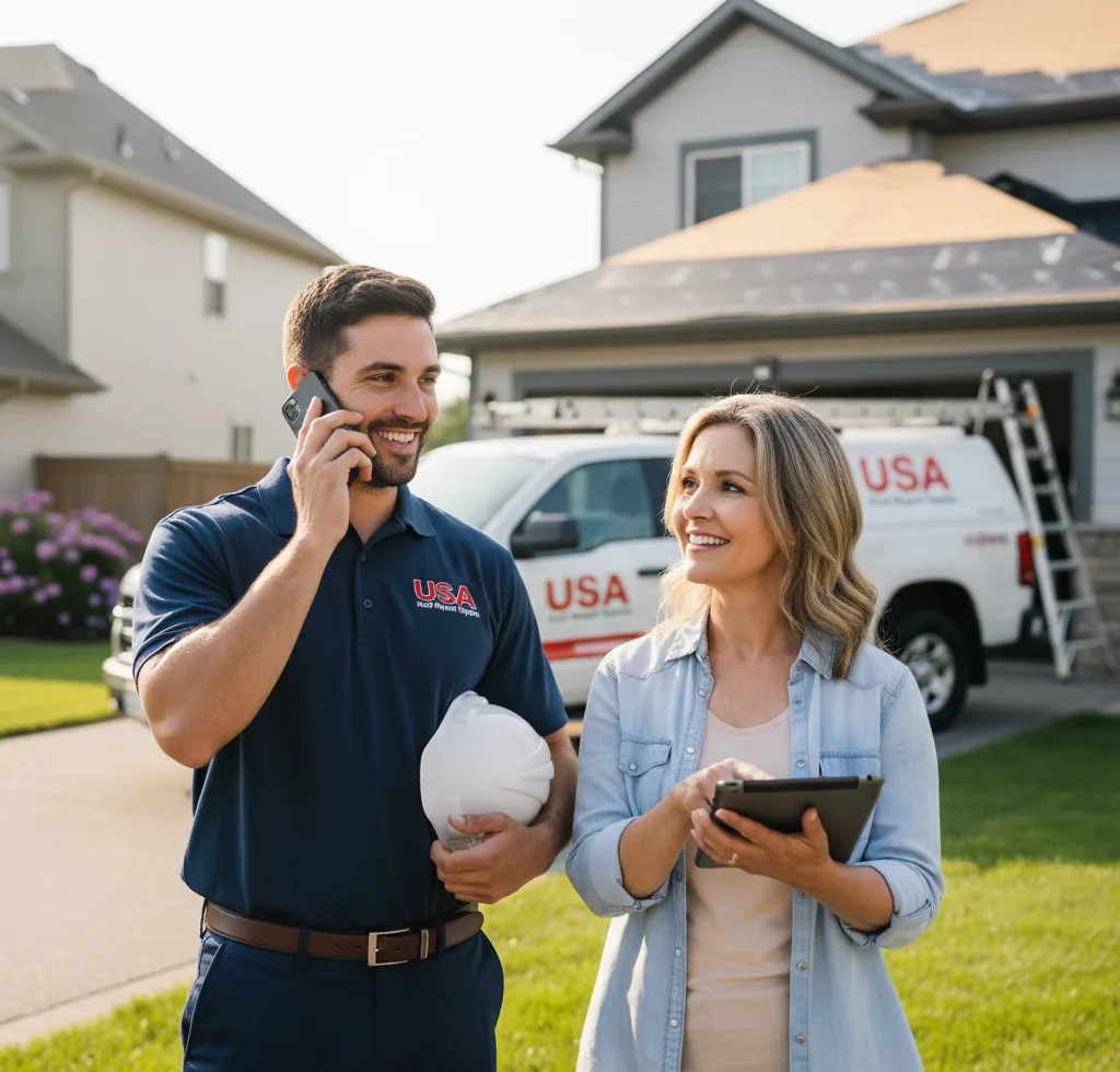 USA Roof Repair Experts customer support in Lake In The Hills
